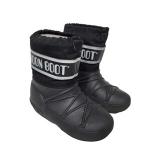Original Moon Boot Black Winter Snow Boots Size 13.5-14